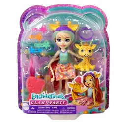 Лялька ENCHANTIMALS Джилліан Жираф + розкішний вихованець HNV29