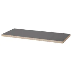 IKEA LAGKAPTEN(205.961.84) стільниця, темно -сірий/імітаційний деревина