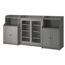 IKEA HAUGA(093.886.43) стійка, сірий