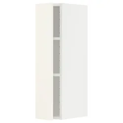 IKEA METOD(595.072.95) навісна шафа з полицями, білий/Вальстена білий
