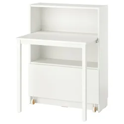 IKEA BILLY(195.701.42) книжкова шафа зі столом та ящиком, білий