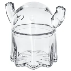 IKEA KUSTFYR(105.996.11) Чаша з кришкою, Дух безбарвне скло