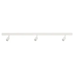 IKEA BÄVE(005.272.38) Стельовий світлодіодний світильник, 3 точкові світильники, білий