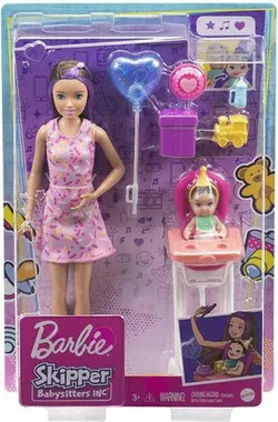 Міні-лялька Барбі Скіпер на день народження GRP40