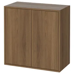 IKEA EKET(205.745.87) Кабінет з двома дверима та 1 полицею, коричневий/волоський горіх
