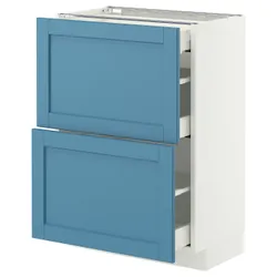 IKEA METOD / MAXIMERA(696.015.65) Кабінет STJ 2FR/3SZU, Biały/Lerhyttan Blue