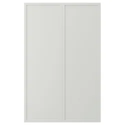 IKEA ASPUDDEN(405.950.51) суцільний край 2 шт, світло-сірий