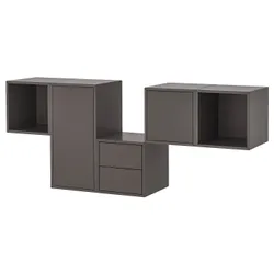 IKEA EKET (093.293.90) комбінування навісних шаф, темно-сірий