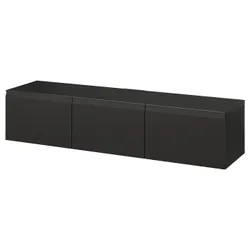 IKEA BESTÅ(995.693.28) Телевізійна лавка з дверима, Czarnybrowz Hammarsmed/антрацит