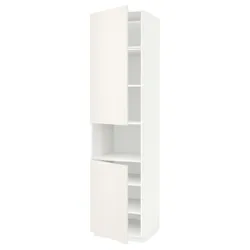 IKEA METOD (394.628.20) шоста висока мікро 2д / пол, білий / Veddinge білий
