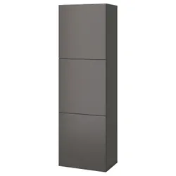 IKEA BESTÅ(095.357.95) шафа з дверцятами, темно-сірий/Lappviken темно-сірий