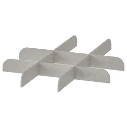 IKEA KOMPLEMENT(204.667.95) роздільник для висувного лотка, світло-сірий