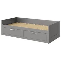 IKEA BRIMNES(606.033.14) Рамка рами з 2 ящиками, сірий