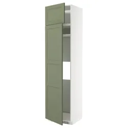 IKEA METOD(495.176.19) SZ LODM або ZAMR з 2ch, Biały/axstad gria -green