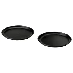 IKEA STOCKHOLM 2025(005.924.22) тарілка, чорний