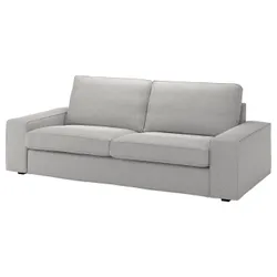 IKEA KIVIK(505.171.47) чохол на 3-місний диван, Талміра білий/чорний