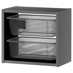 IKEA TROFAST(295.153.10) настінна шафа, сірий/темно-сірий