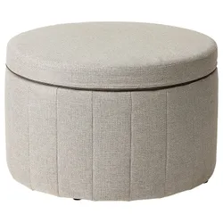 IKEA SIDSJÖ(605.623.42) пуф, з контейнером/бежевою Кіландою