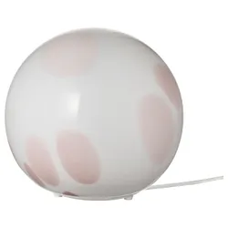 IKEA FADO(805.918.38) настільна лампа, рожевий/скл