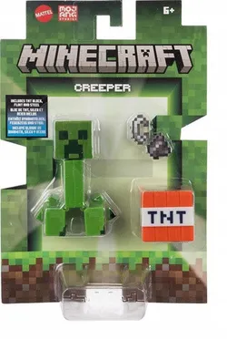 Фігурка MINECRAFT CREEPER піксельна фігурка + аксесуари JCN29