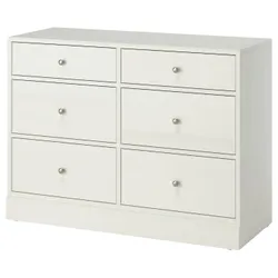 IKEA HAVSTA(105.994.80) комод, 6 ящиків, білий