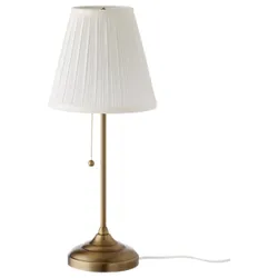 IKEA ARSTID (303.213.73) Настільна лампа, латунь, білий