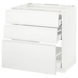 IKEA METOD / MAXIMERA(291.127.90) квартира / 3-місний / 3-місний, білий / Voxtorp матовий білий