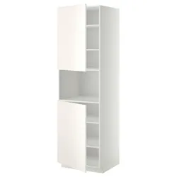 IKEA METOD(394.678.08) шоста висока мікро 2д / пол, білий/Veddinge білий