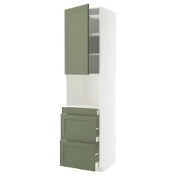 IKEA METOD / MAXIMERA(495.174.12) SZA до Micr Dors Dozw/3SZU, Biały/axstad gria -green