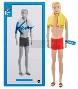 Фірмова лялька Барбі, Кен, вінтажна репродукція до 60-ї річниці, GTJ89