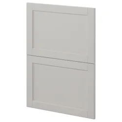 IKEA METOD (594.497.76) 2 передні панелі для посудомийної машини, Lerhyttan світло-сірий