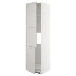 IKEA METOD(692.742.00) вищий високий n лід / закрито 2 дні, білий / Lerhyttan світло-сірий