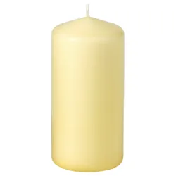 IKEA DAGLIGEN(606.126.72) свічка без запаху, блідо-жовтий