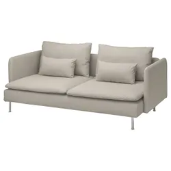IKEA SÖDERHAMN (894.496.90) 3-місний диван, Фрідтуна світло-бежевий