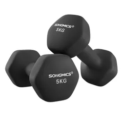 Hantal Dumbbell Set 2 Black Pcs