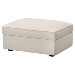 IKEA KIVIK(805.171.36) чохол на підставку для ніг із місцем для зберігання, Gunnared бежевий