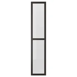 IKEA OXBERG(804.928.95) Скляні двері, імітація темно-коричневого кольору дуб