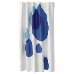 IKEA BERGVATTNET(205.972.73) Завіса, білий/синій
