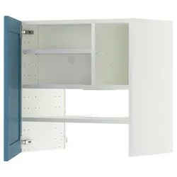 IKEA METOD(696.007.16) Капот -up шафа з полицею/дверима, Biały/Lerhyttan Blue