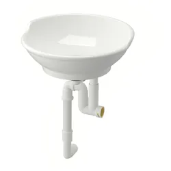 IKEA VÄSTERSJÖN(495.744.88) Стільниця Washbasin з сифоном, білий