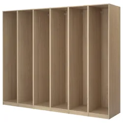 IKEA PAX(998.729.37) 6 каркасів шафи, білий морений дуб