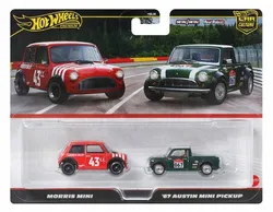 Набір із 2 кузовів HOT WHEELS PREMIUM CULTURE CAR: Morris Mini / Austin Mini Pickup '67 року випуску, JBK97