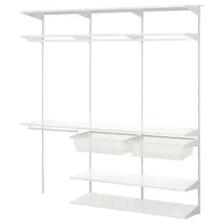 IKEA BOAXEL(394.694.78) комбінований гардероб, білий