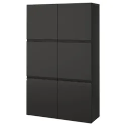 IKEA BESTÅ(295.693.55) Поєднання з дверима, Антрацит Czarnybrowz/Hammarsmed