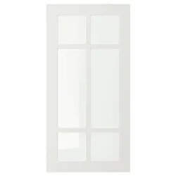 IKEA STENSUND (704.505.89) Скляні двері, білий