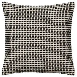 IKEA KUSTFLY (305.022.60) наволочка, бежевий / чорний