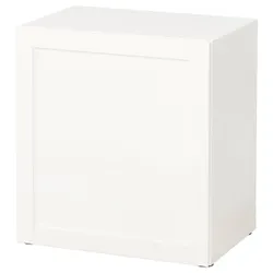 IKEA BESTÅ(390.469.07) шафа з дверима, білий / Ханвікен білий