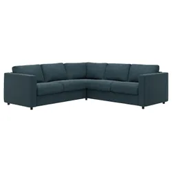 IKEA VIMLE(394.343.61) 4-місний кутовий диван, Хіларед темно-синій