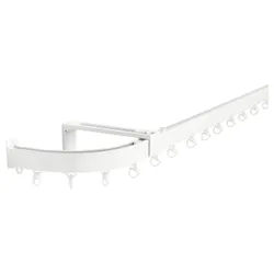 IKEA VIDGA (594.282.60) одиночна рейка та закінчення, білий
