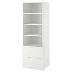 IKEA SMÅSTAD / PLATSA(694.832.65) стійка, білий білий / з 2 ящиками